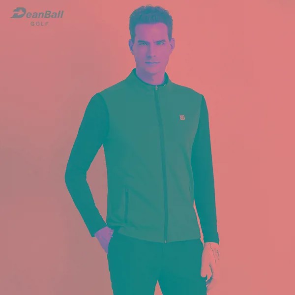 Мужская ветрозащитная куртка на молнии Deanball, теплая флисовая спортивная куртка для гольфа на осень и зиму