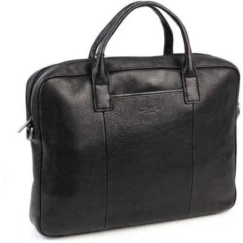 Мужская кожаная сумка Dierhoff ДМ 52509/1 Блек