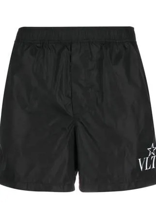 Valentino плавки-шорты с принтом VLTNSTAR