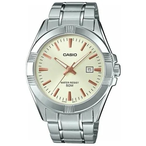 Наручные часы CASIO Collection, бежевый