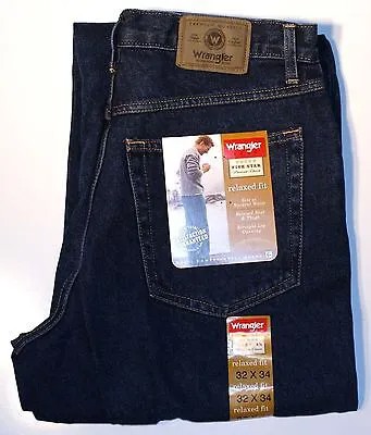 Новые мужские джинсы свободного кроя Wrangler Five Star, цвет индиго, все размеры