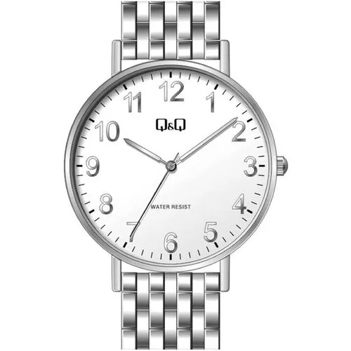 Наручные часы Q&Q, белый, серебряный