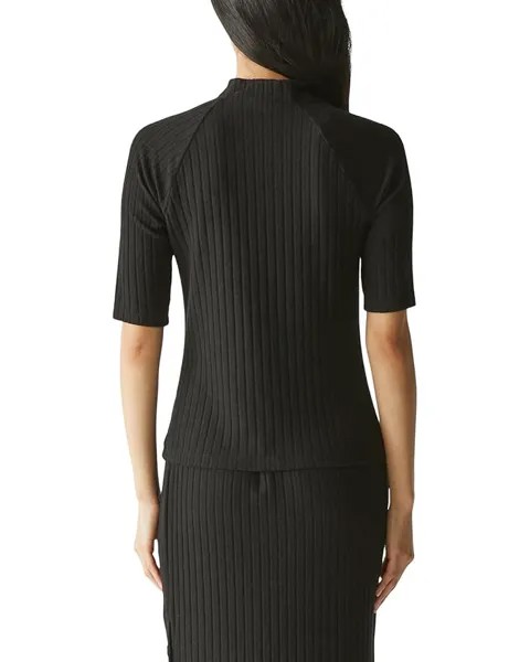 Топ Michael Stars Nadine Mock Neck Top, черный