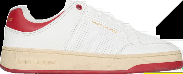 Кроссовки Saint Laurent SL-61 Low 'White Vintage Red', белый