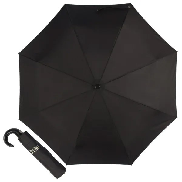 Зонт складной мужской автоматический Jean Paul Gaultier 38-OC noir