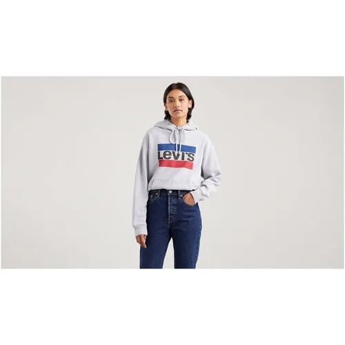 Худи Levi's Women Graphic Standard Hoodie, размер S, , серый