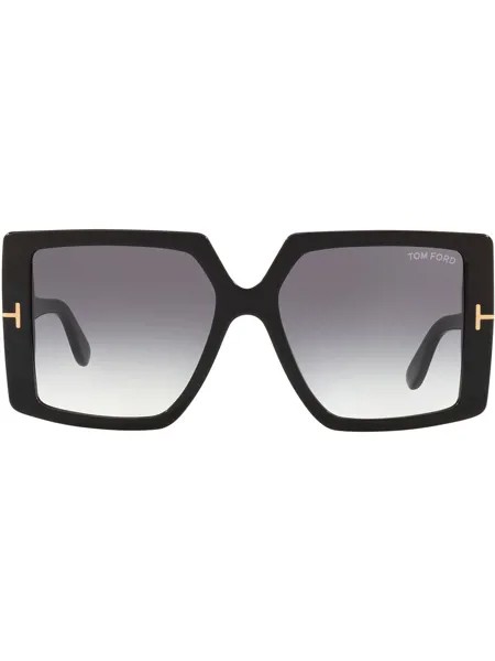 TOM FORD Eyewear солнцезащитные очки в массивной оправе с градиентными линзами