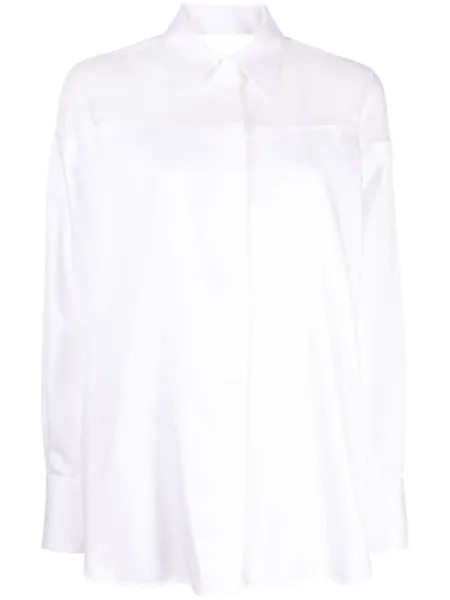 Helmut Lang поплиновая рубашка, белый