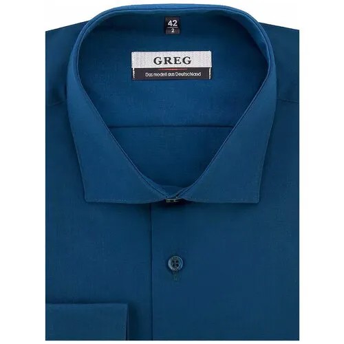 Рубашка GREG, размер 186-194/41, синий