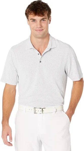 Рубашка-поло Virtue Eco Pique Botanical Print Polo Cutter & Buck, цвет Polished