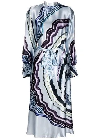Temperley London платье Leonie с принтом