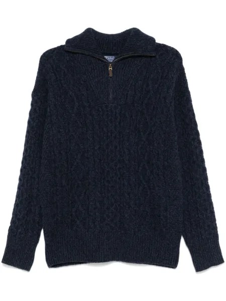 Polo Ralph Lauren свитер с полумолнией, синий