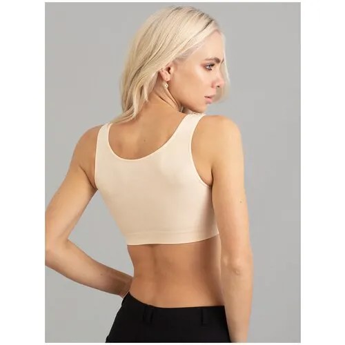 Топ Giulia TOP CLASSIC размер L/XL, desert mist (Бежевый)