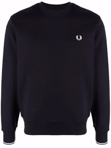 FRED PERRY толстовка с вышитым логотипом