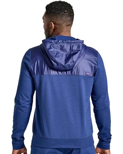 Худи Saucony Solstice Zip Hoodie, цвет Sodalite Heather