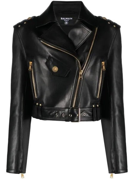 Balmain куртка на молнии, черный