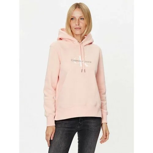Худи Calvin Klein Jeans, размер S [INT], розовый
