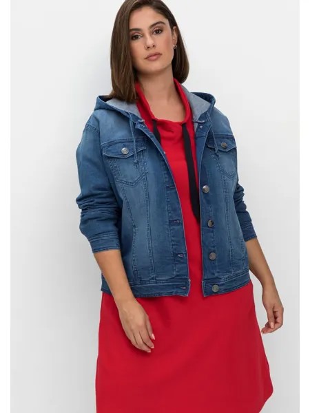 Джинсовая куртка sheego, цвет blue denim
