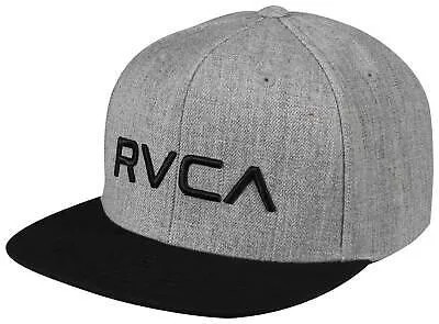 Саржевая шляпа Snapback для мальчика RVCA — Серый Хизер/Черный — Новинка