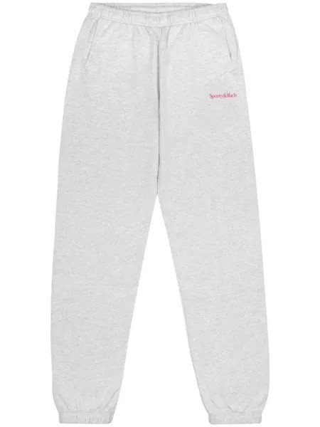 Sporty & Rich спортивные брюки с логотипом, серый