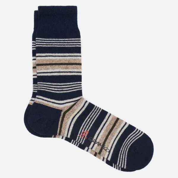 Носки Gramicci Pattern Wool чёрный, Размер 43-46 EU