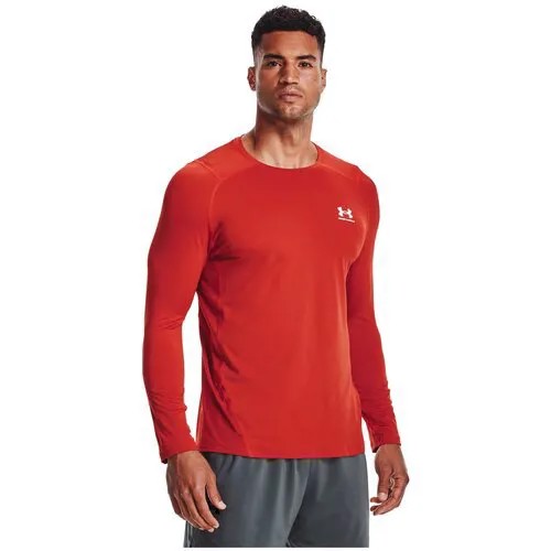 Лонгслив Under Armour Hg Fitted Ls Красный SM 1361506-839