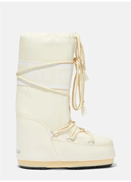Кремовые женские зимние ботинки Moon Boot
