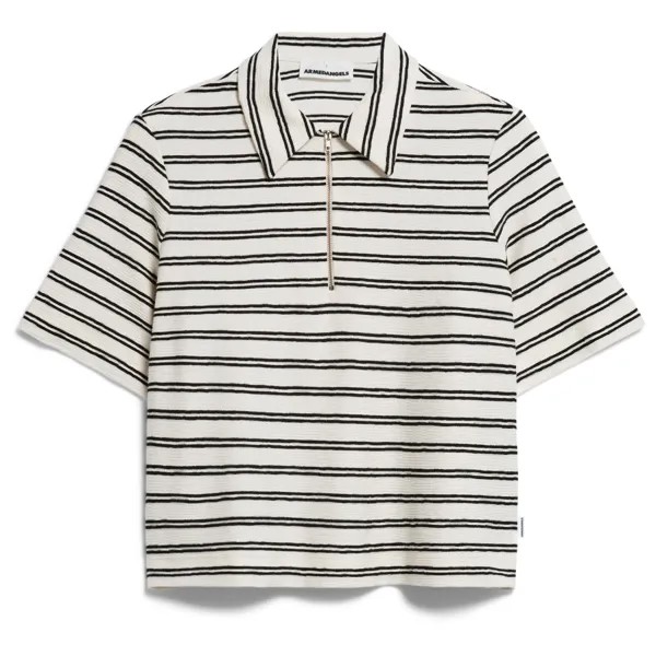 Футболка Armedangels Women's Nidaa, цвет Oatmilk/Black