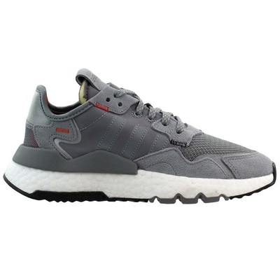 Adidas Nite Jogger Молодежные серые кроссовки на шнуровке Повседневная обувь для мальчиков EE6490
