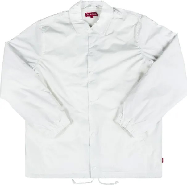 Куртка Supreme Old English Coaches Jacket 'White', белый