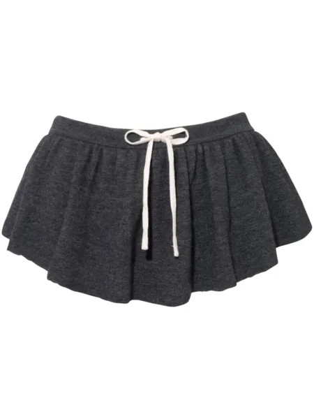 Cashmere In Love ветреная мини-юбка, серый