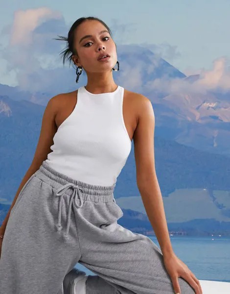 Майка-борцовка ASOS 4505-Белый