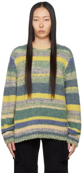 Разноцветный полосатый свитер The Elder Statesman
