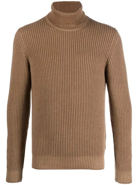 Lardini джемпер с высоким воротником, нейтральный цвет