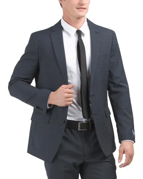 Мини клетчатый костюм, отдельная куртка Original Penguin, синий