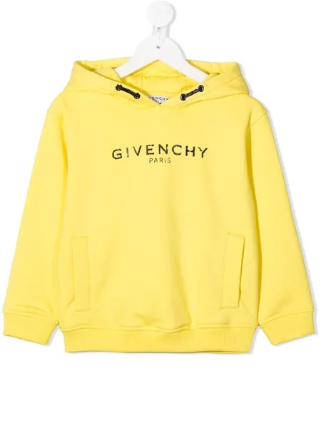 Givenchy Kids худи с вышитым логотипом