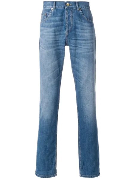 Brunello Cucinelli прямые джинсы, синий