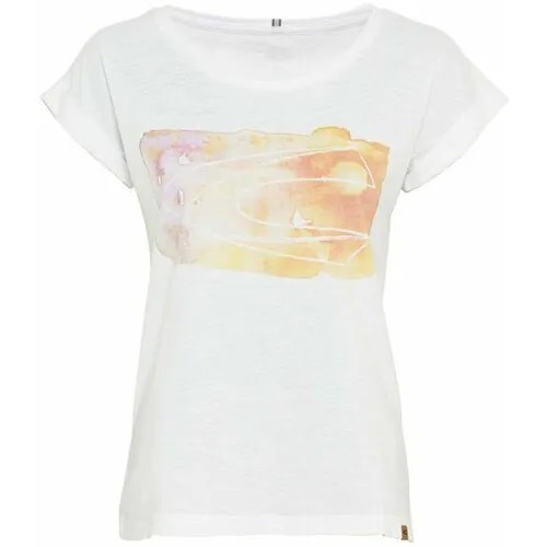 Женская футболка s_T-SHIRT s_309662-7T07 белый 36/S