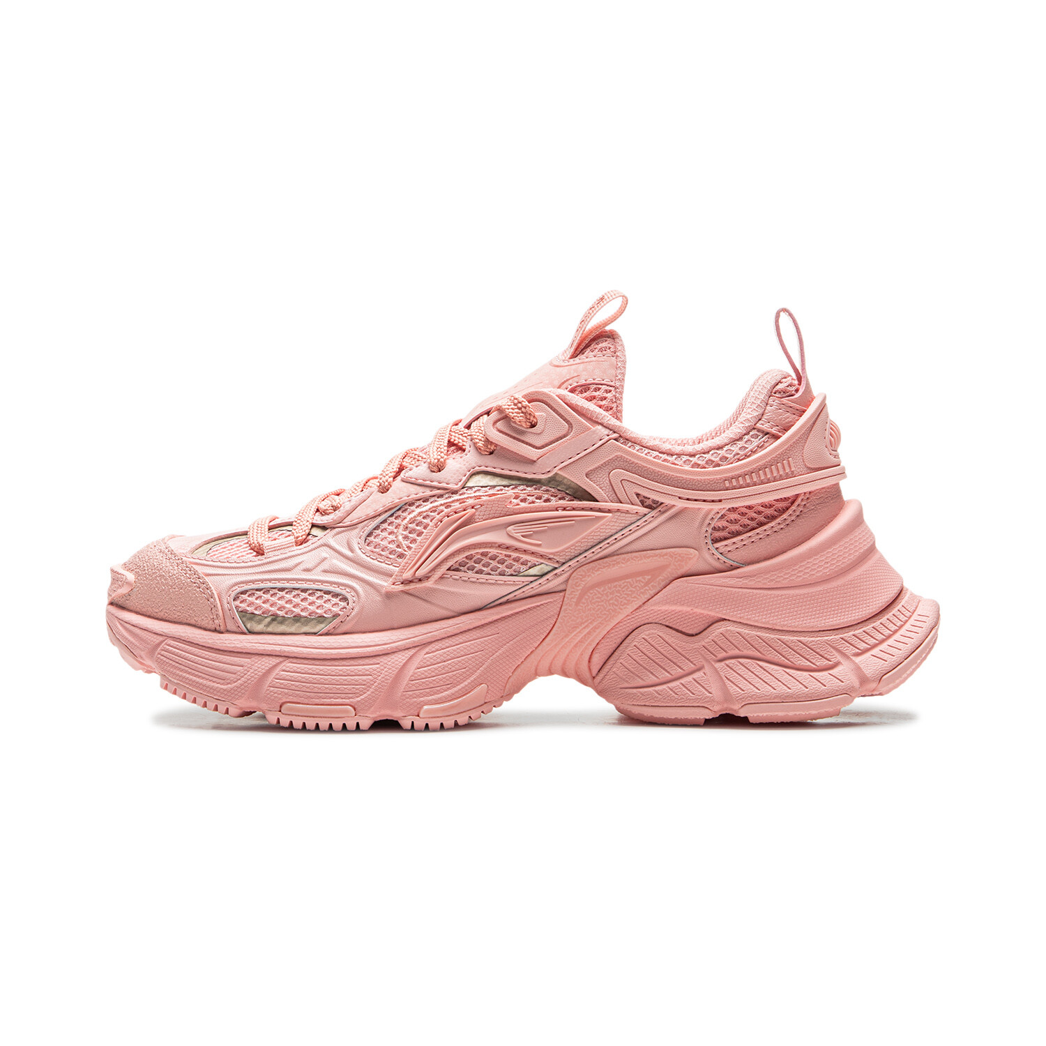 Кроссовки LINING Star Lifestyle Shoes Women's Low-top Pink/Orange, розовый