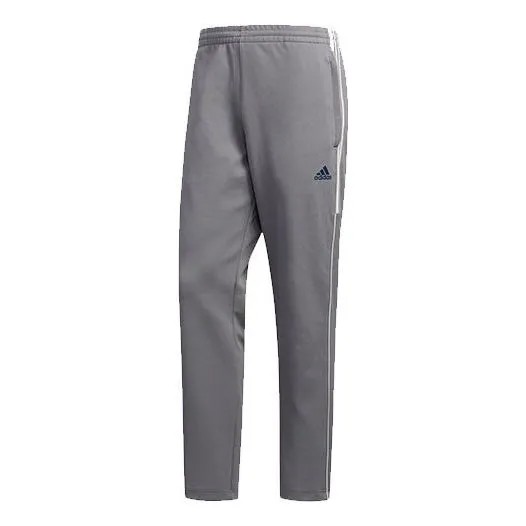 Спортивные штаны adidas 3-Stripe Collection Dobby Pant Casual Elastic Waistband Sports Long Pants Gray, серый