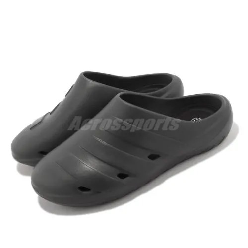 Adidas Adicane Clog Carbon Black Мужские унисекс повседневные сандалии без шнуровки HQ9918