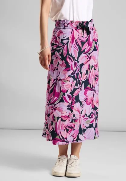 Юбка макси STREET ONE, эластичный пояс с кулиской, цвет Magnolia Pink