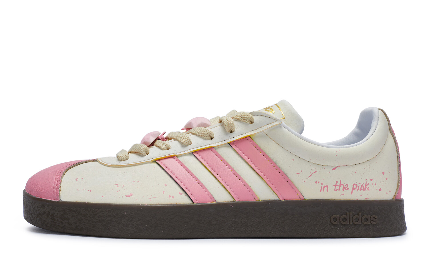 Кроссовки adidas neo Skateboarding Shoes Unisex Low-top Pink, белый/фиолетовый