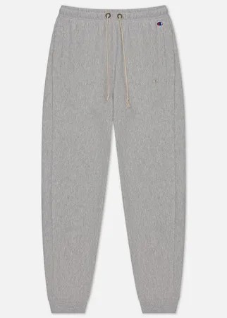 Женские брюки Champion Reverse Weave Rib Cuff Light Brushed Fleece, цвет серый, размер XS