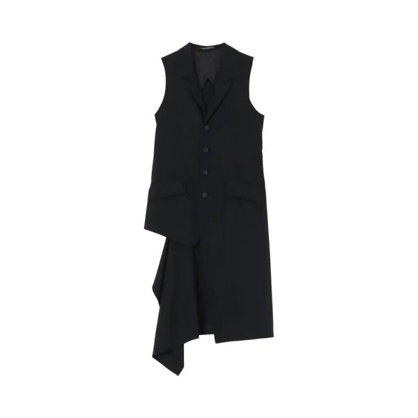 Куртка Yohji Yamamoto Sleeveless Long Jacket, черный