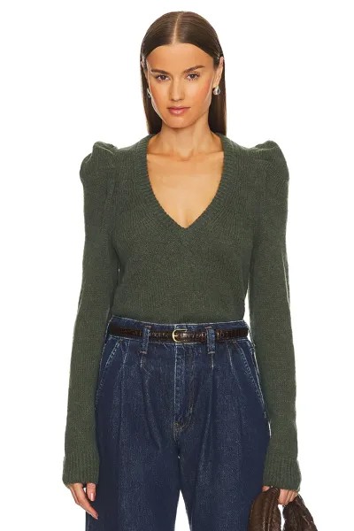 Свитер Nation LTD Lara Puff Shoulder, цвет Stoned Moss
