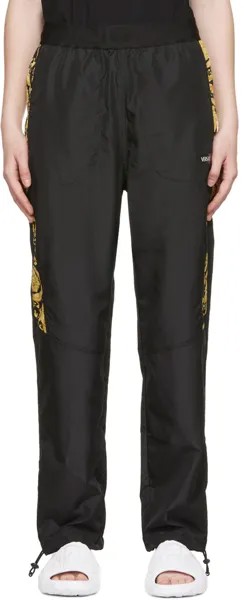 Черные спортивные брюки Barocco Versace Underwear