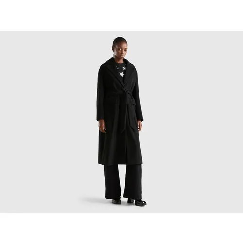 Пальто UNITED COLORS OF BENETTON, размер M, черный