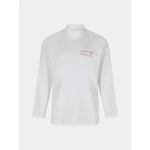 Лонгслив Martine Rose Funnel Neck T-Shirt, размер L, белый