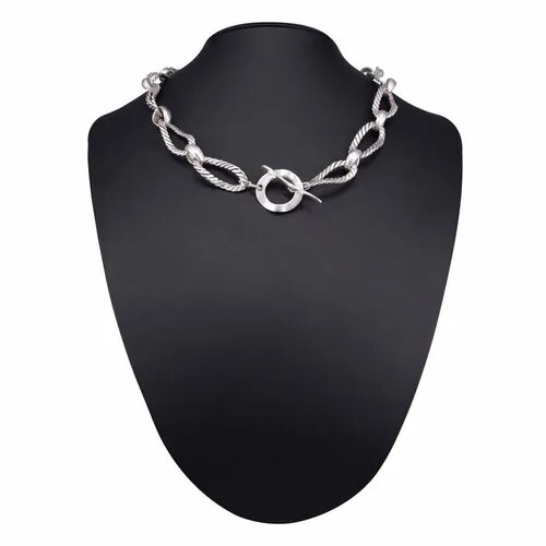 Колье OTOKODESIGN, серебристый